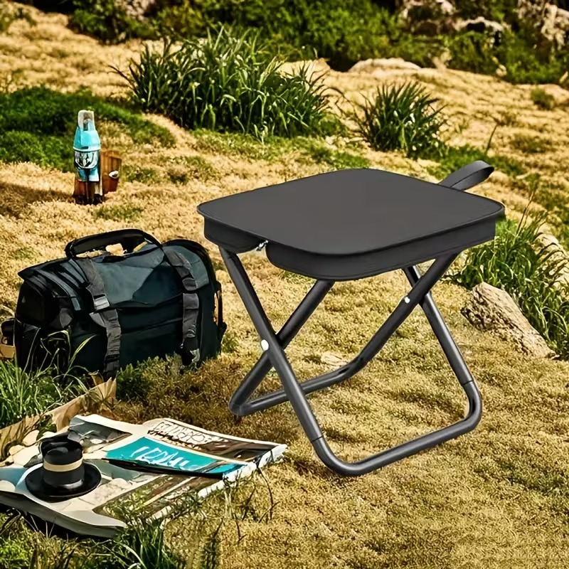 Outdoor Furniture Diy Plans - เก้าอี้พับได้แบบพกพา น้ำหนักเบา สำหรับตั้งแคมป์ ปิกนิก ตกปลา พร้อมกระเป๋าตาข่าย