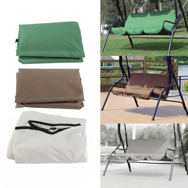 Outdoor Furniture With Covers - ผ้าคลุมเบาะนั่งชิงช้ากันน้ำทุกสภาพอากาศ ทนทาน ป้องกันรังสียูวี สำหรับชิงช้า 3 ที่นั่ง