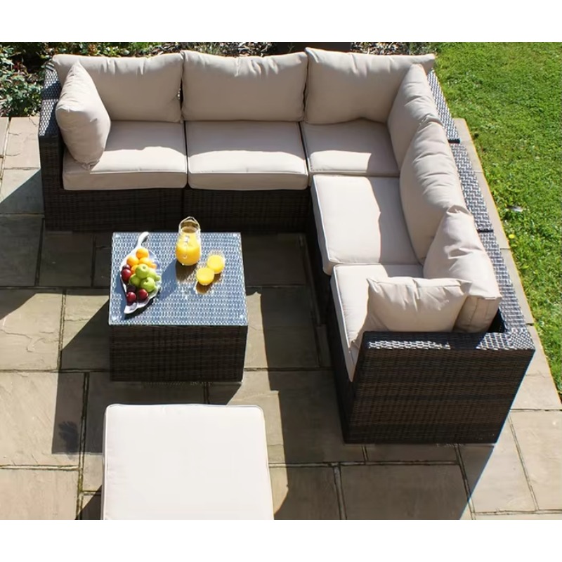 โซฟาหวายสำหรับสวนขนาดเล็ก 6 ที - Outdoor Furniture Small บทวิจารณ์และราคา