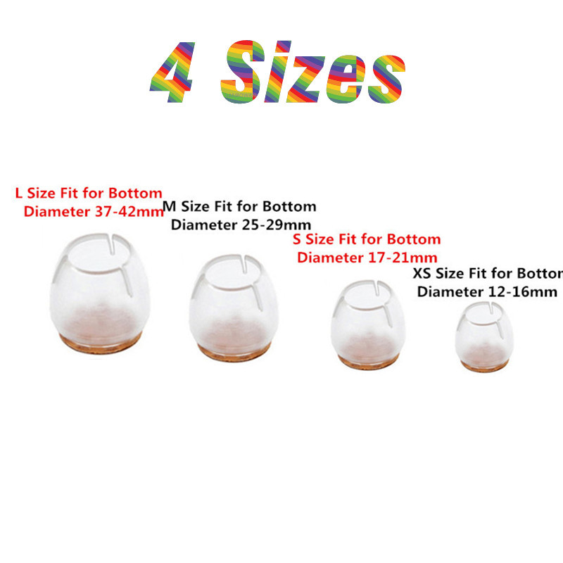 24pcs ซิลิโคนเก้าอี้ขาป้องกัน  - Outdoor Furniture Glider บทวิจารณ์และราคา