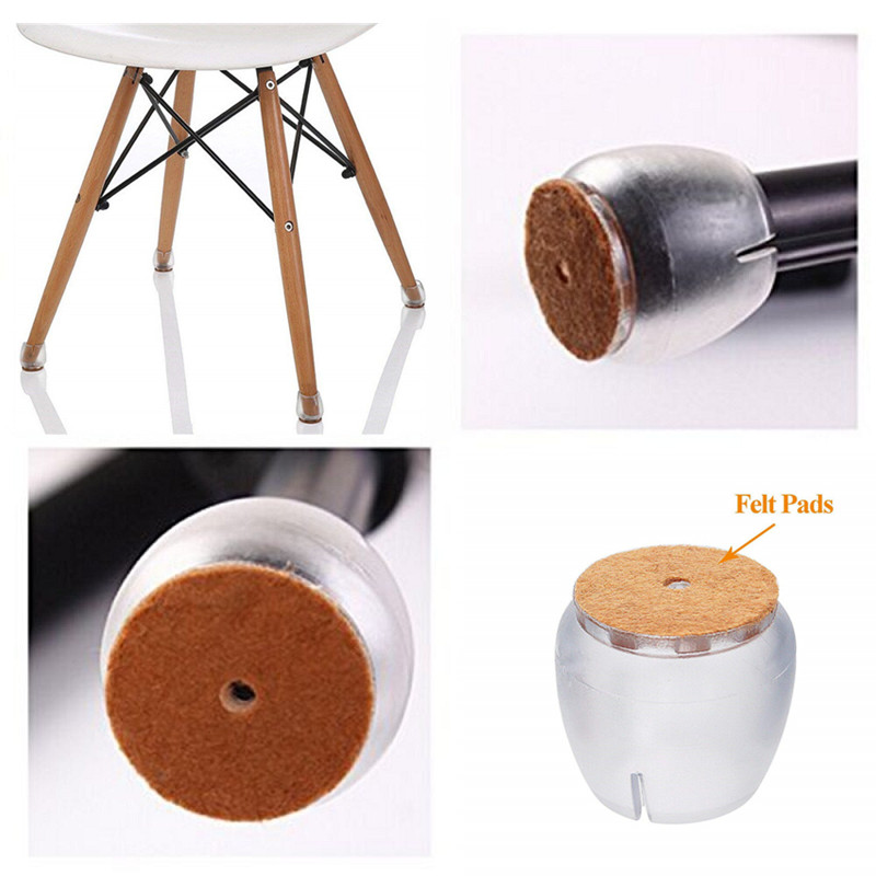 24pcs ซิลิโคนเก้าอี้ขาป้องกัน  - Outdoor Furniture Glider บทวิจารณ์และราคา