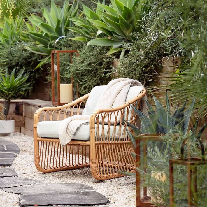 เก้าอี้พักผ่อนหวาย เก้าอี้โซฟา - Outdoor Furniture Lounge Chair บทวิจารณ์และราคา