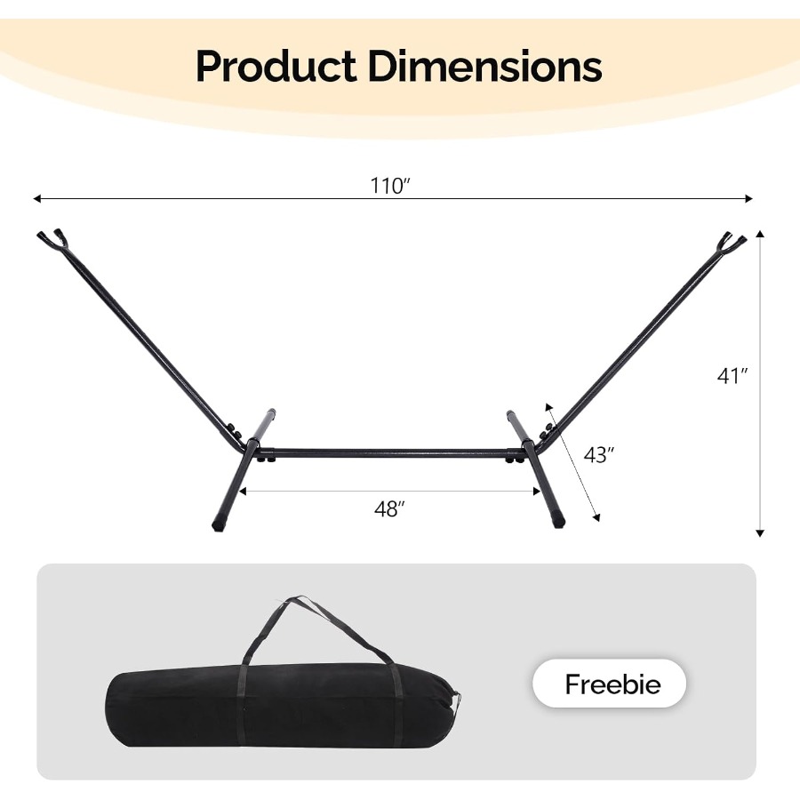 โครงสำหรับแขวนเปล รองรับน้ำหนั - Hammock With Stand บทวิจารณ์และราคา