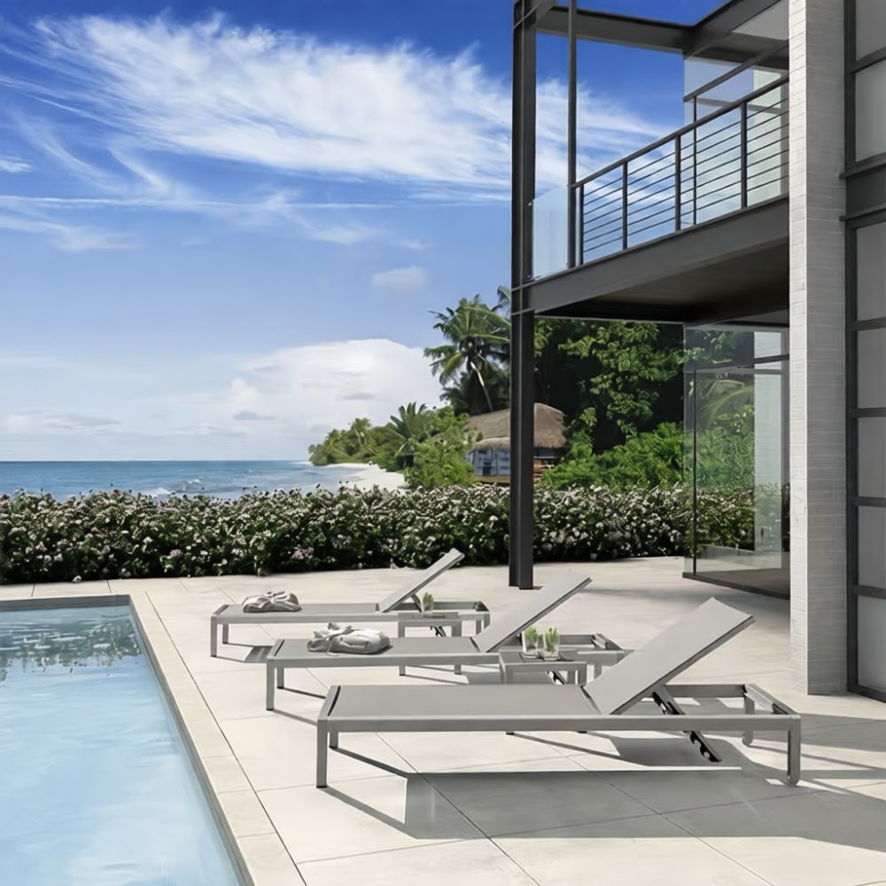 ตัวปรับพนักพิงพลาสติกสำหรับงาน - Outdoor Furniture Lounge Chair บทวิจารณ์และราคา