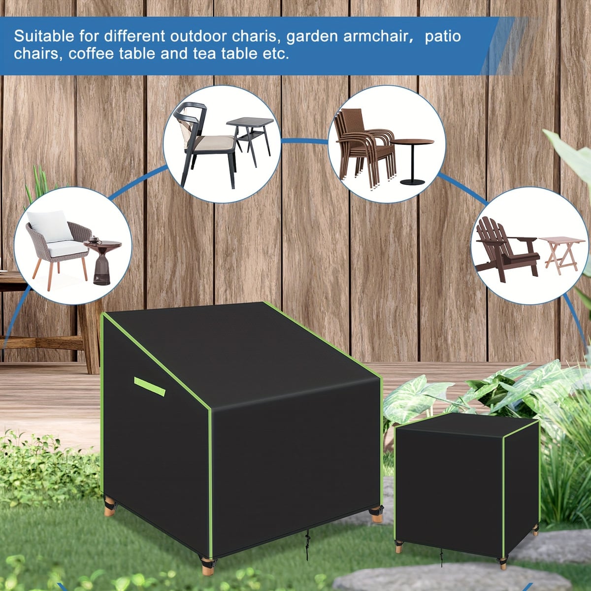 ชุดผ้าคลุมเก้าอี้สนาม 3 ชิ้น ก - Outdoor Furniture With Covers บทวิจารณ์และราคา