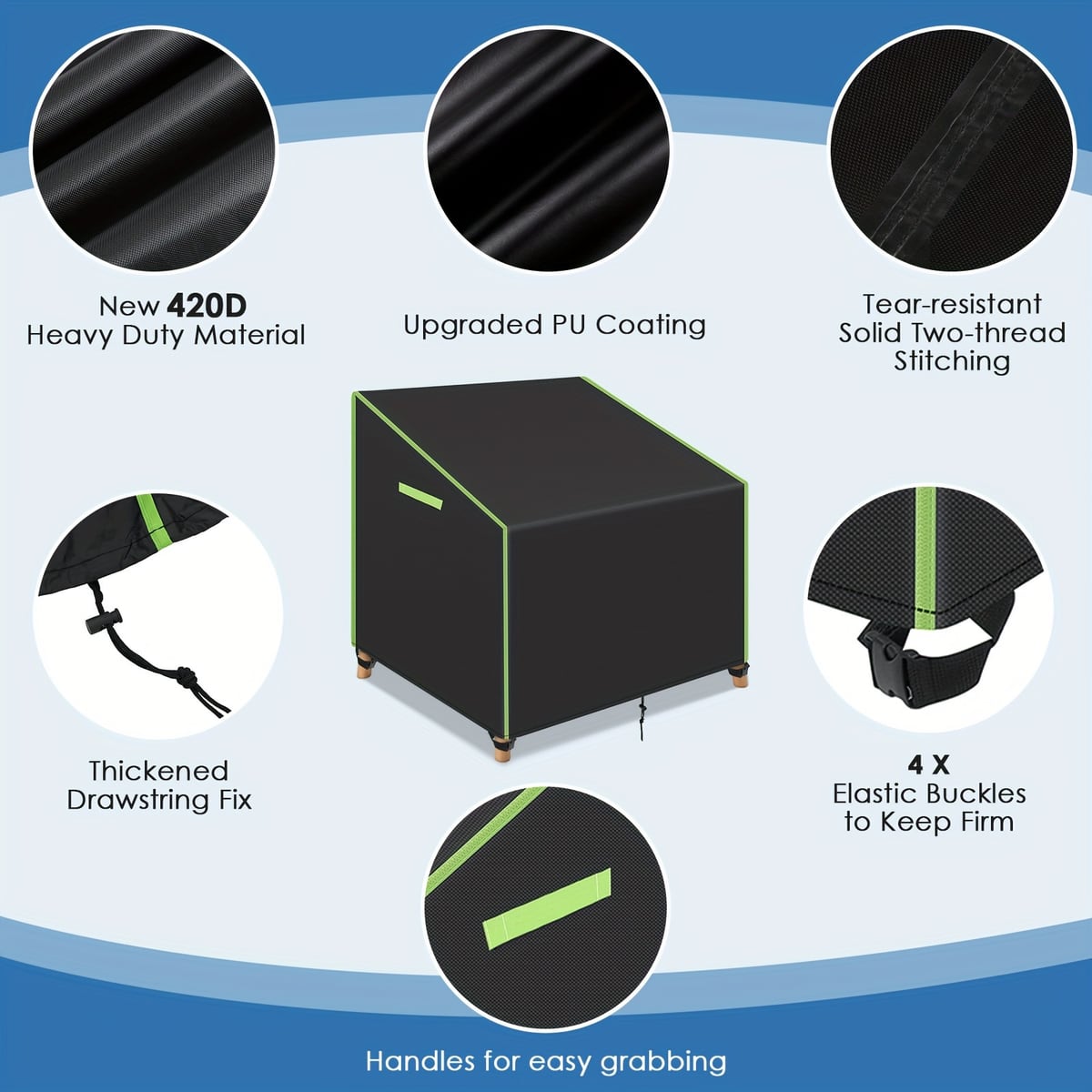 ชุดผ้าคลุมเก้าอี้สนาม 3 ชิ้น ก - Outdoor Furniture With Covers บทวิจารณ์และราคา
