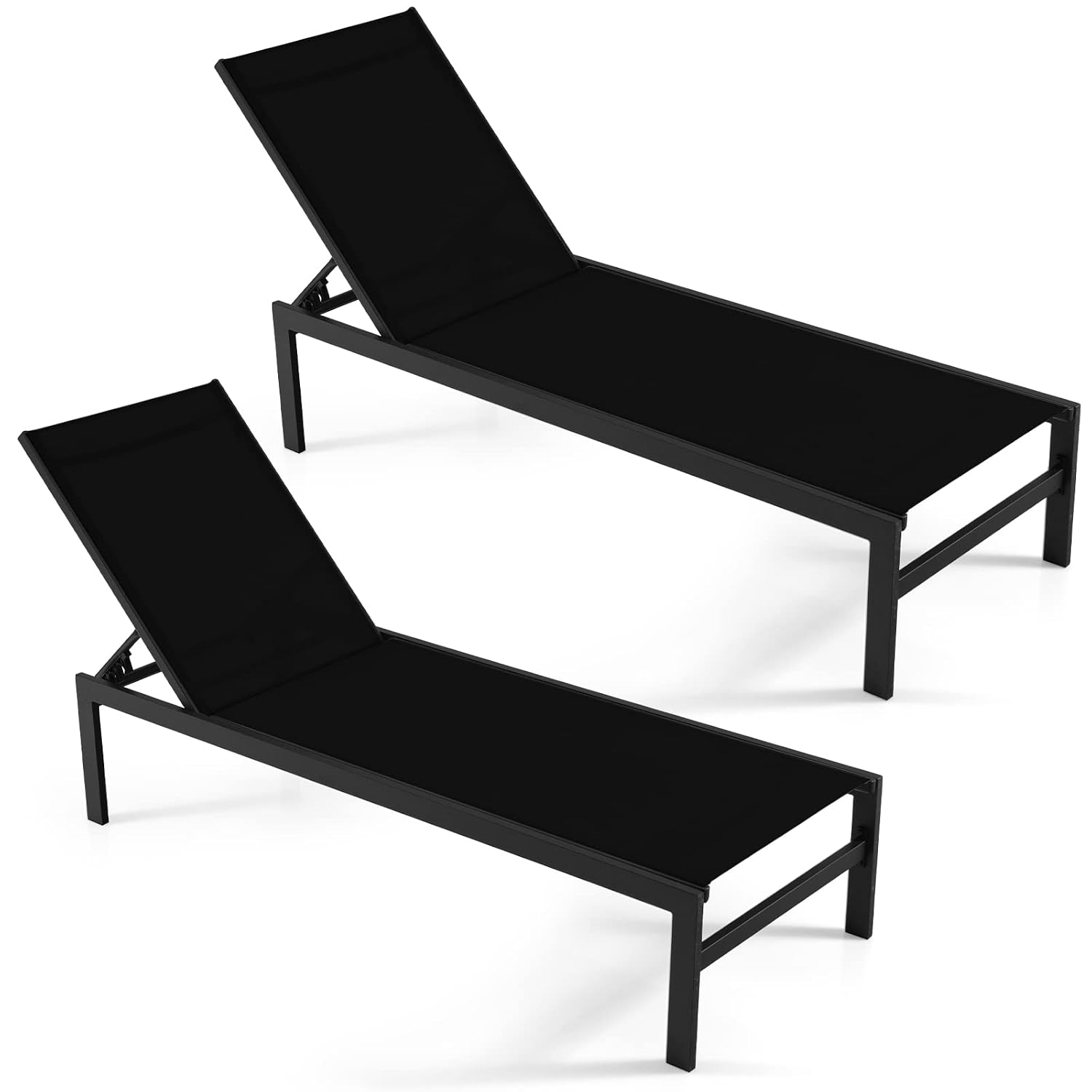 ชุดเก้าอี้เอนนอนสำหรับพื้นที่พ - Outdoor Furniture Recliner Set บทวิจารณ์และราคา