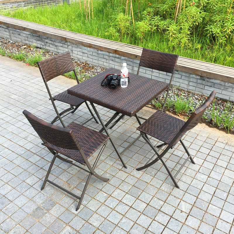 ชุดเฟอร์นิเจอร์สวนหวายพับได้สำ - Outdoor Furniture Small บทวิจารณ์และราคา