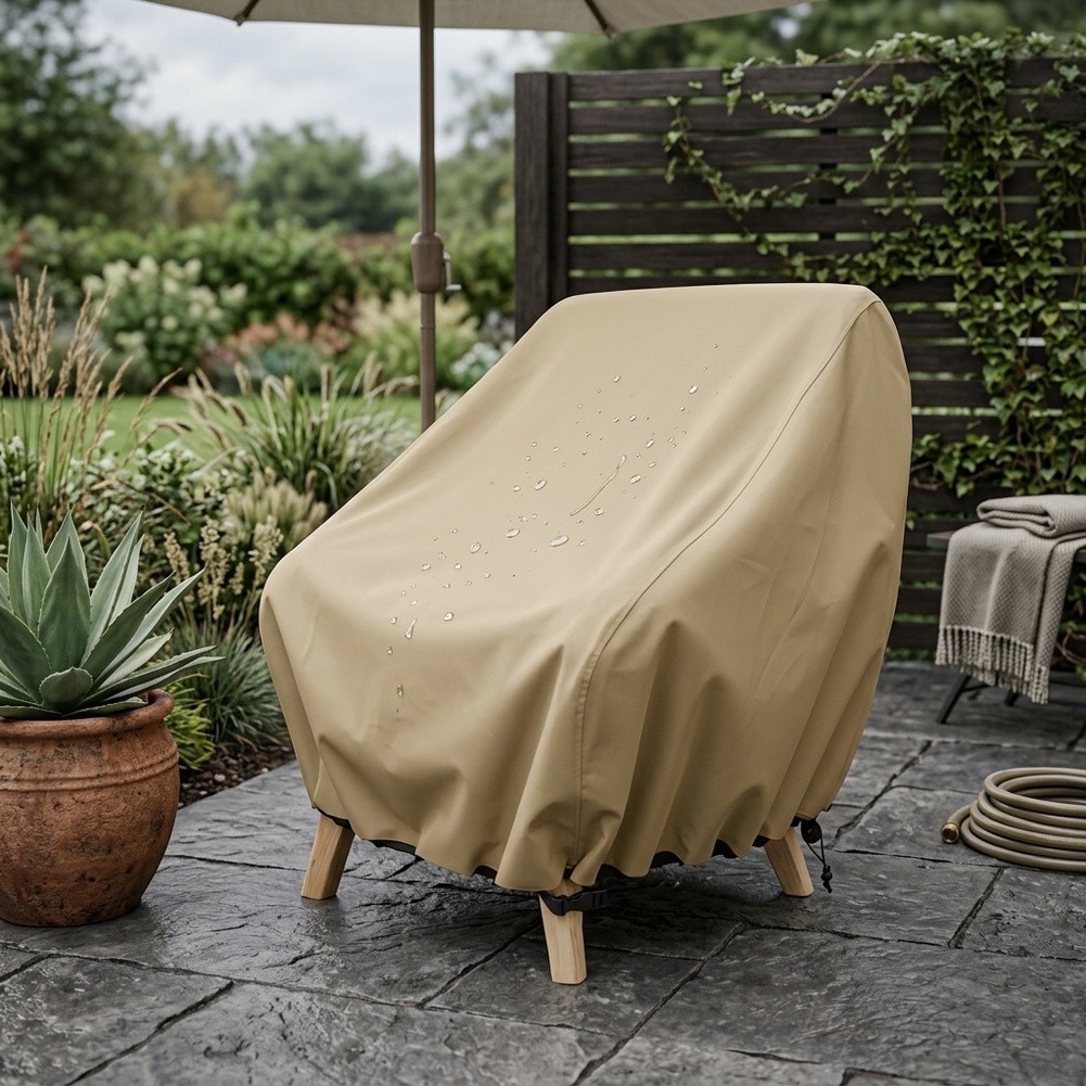 ผ้าคลุมเก้าอี้สนามกันน้ำ สำหรั - Outdoor Furniture Lounge Chair บทวิจารณ์และราคา
