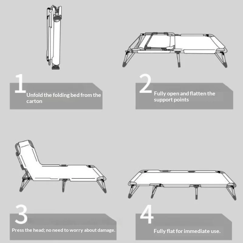 ชุดเครื่องนอนพับได้แบบเรียบง่า - Outdoor Furniture Small บทวิจารณ์และราคา