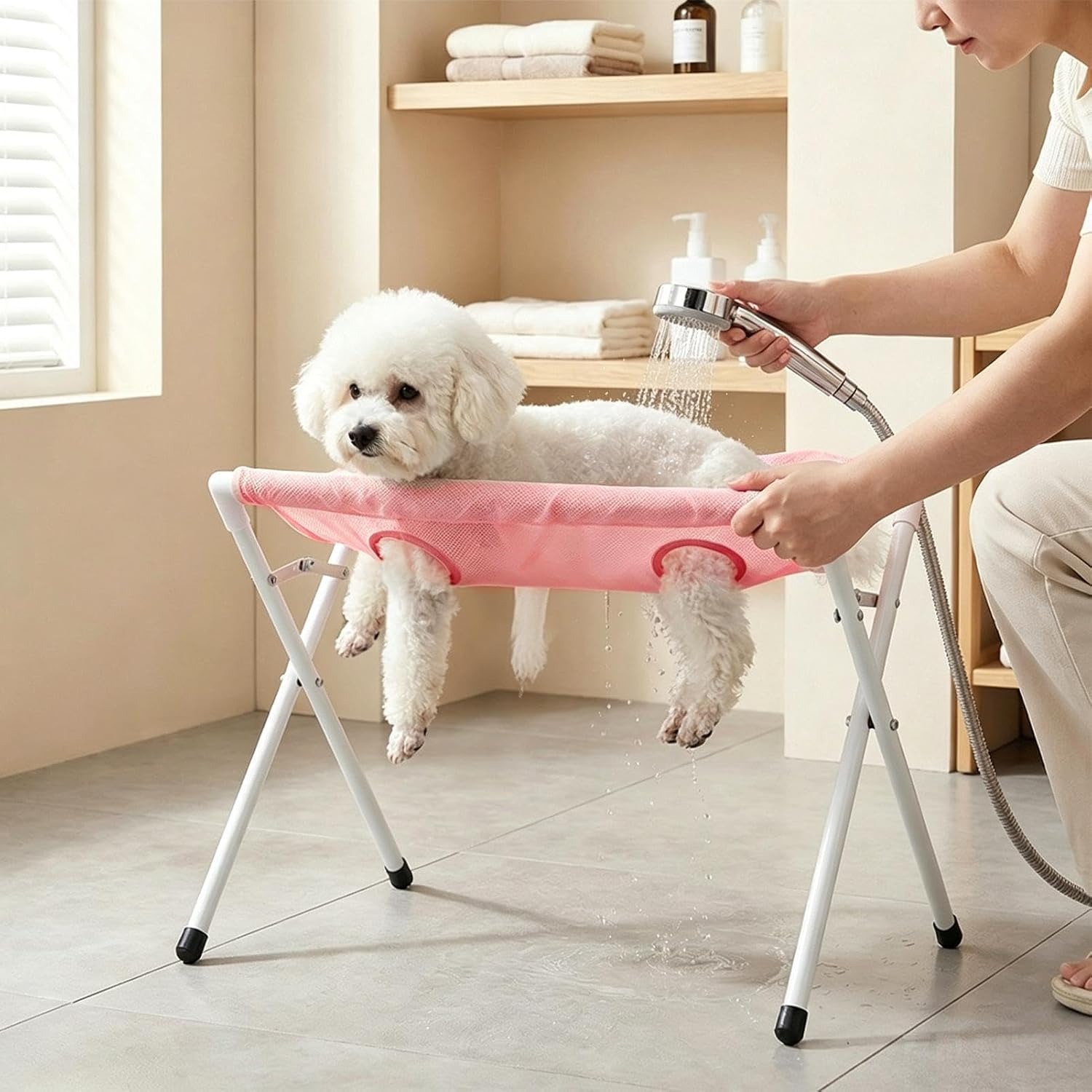 เปลอาบน้ำสัตว์เลี้ยงแบบพับได้ส - Hammock With Stand บทวิจารณ์และราคา