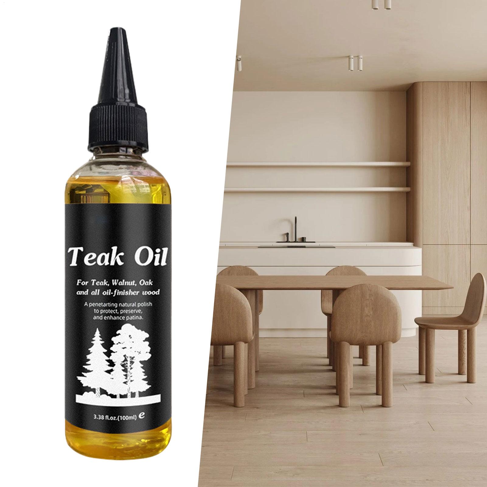 น้ำยาขัดไม้ 100 มล. น้ำยาขัดเง - Outdoor Furniture Oil Teak บทวิจารณ์และราคา