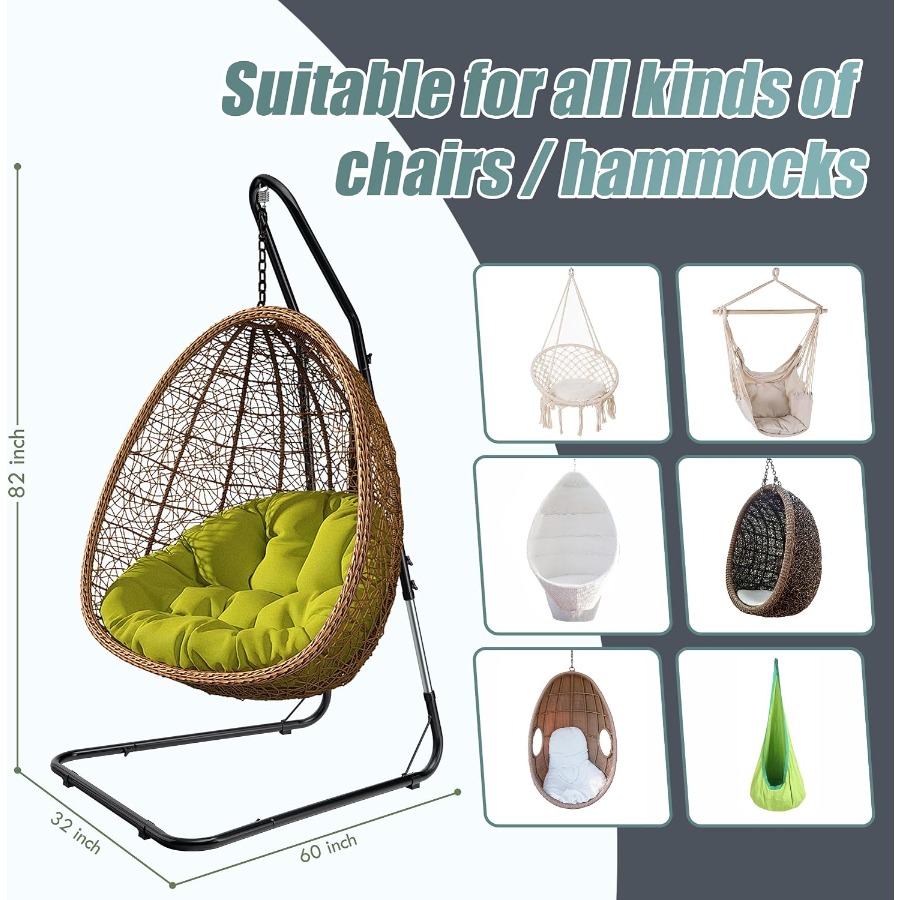 ขาตั้งเก้าอี้เปลญวนแข็งแรงทนทา - Hammock With Stand บทวิจารณ์และราคา