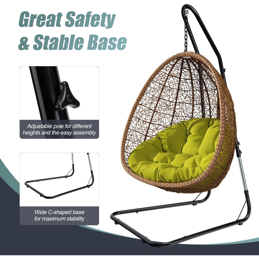 ขาตั้งเก้าอี้เปลญวนแข็งแรงทนทา - Hammock With Stand บทวิจารณ์และราคา