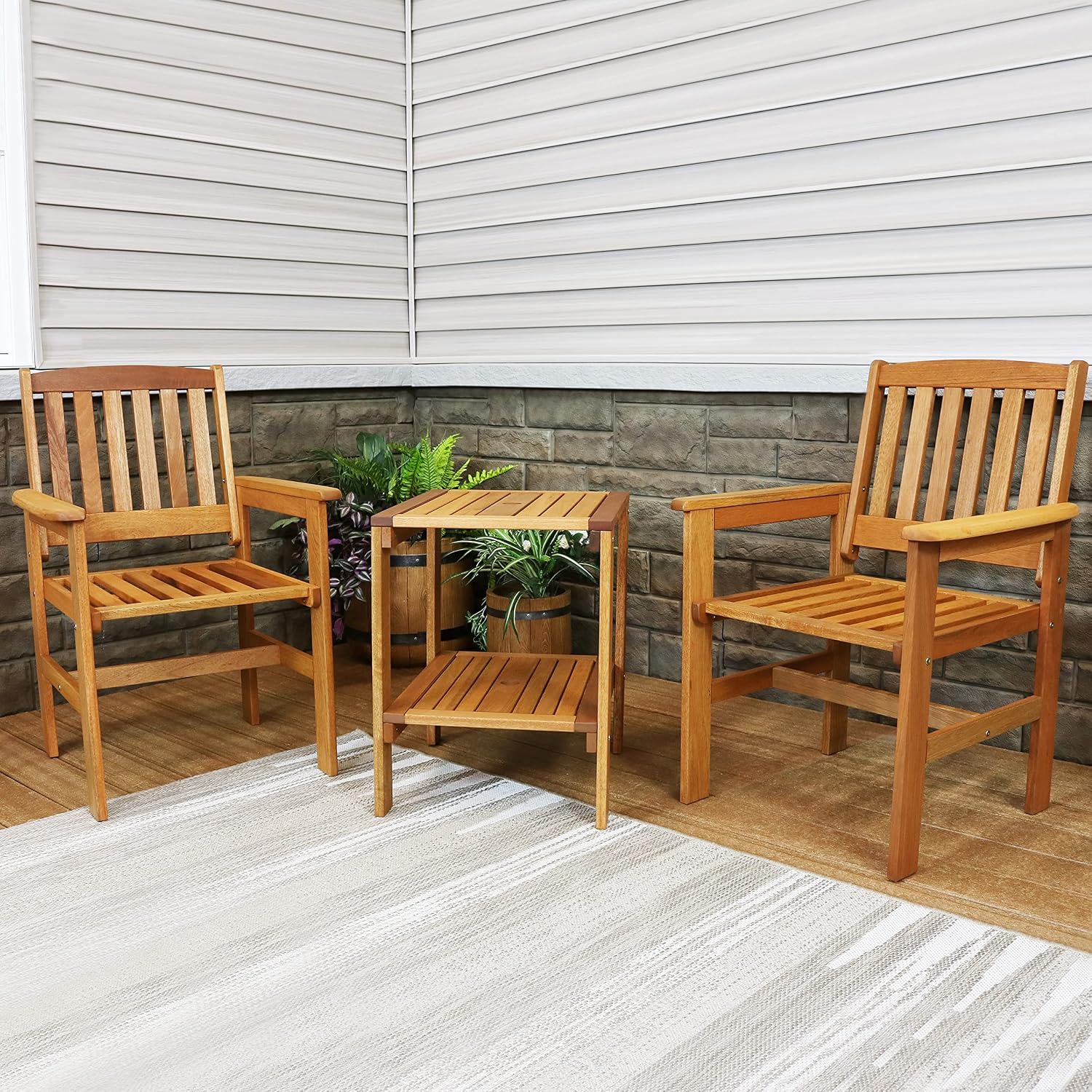 ชุดเฟอร์นิเจอร์ไม้สำหรับลานกลา - Outdoor Furniture Oil Teak บทวิจารณ์และราคา