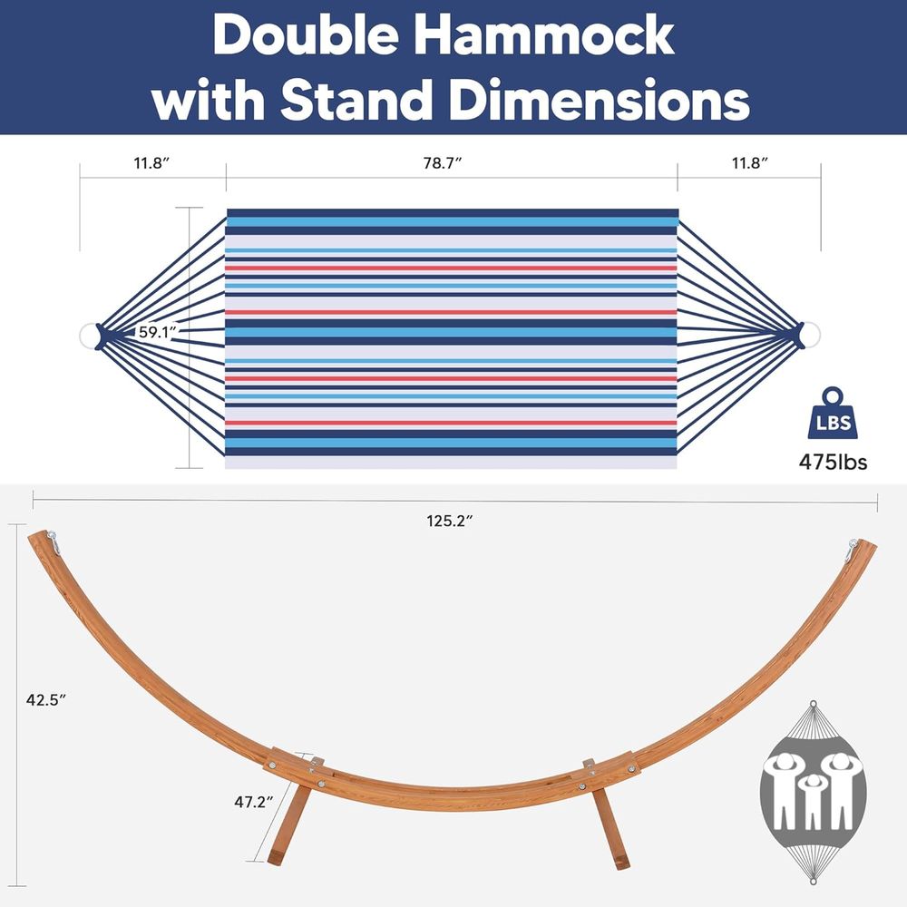 เปลญวนกลางแจ้งพร้อมขาตั้งในตัว - Hammock With Stand บทวิจารณ์และราคา