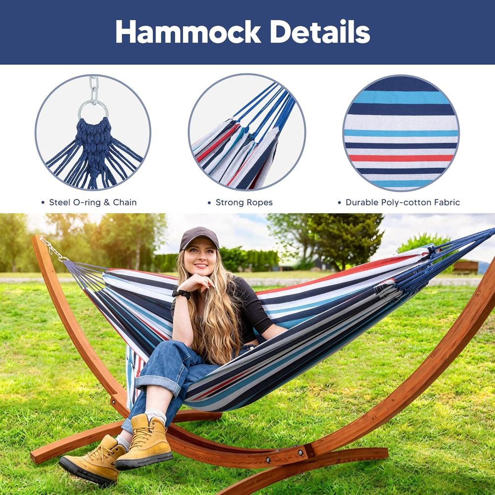 เปลญวนกลางแจ้งพร้อมขาตั้งในตัว - Hammock With Stand บทวิจารณ์และราคา