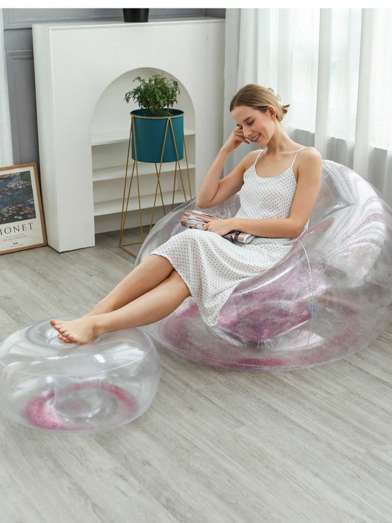 เก้าอี้พักผ่อนเป่าลม PVC 1 ชิ้ - Outdoor Furniture Lounge Chair บทวิจารณ์และราคา