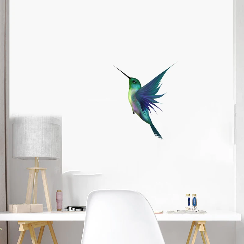 สวย Hummingbird มือวาดนกสติกเก - Outdoor Furniture Diy Plans บทวิจารณ์และราคา
