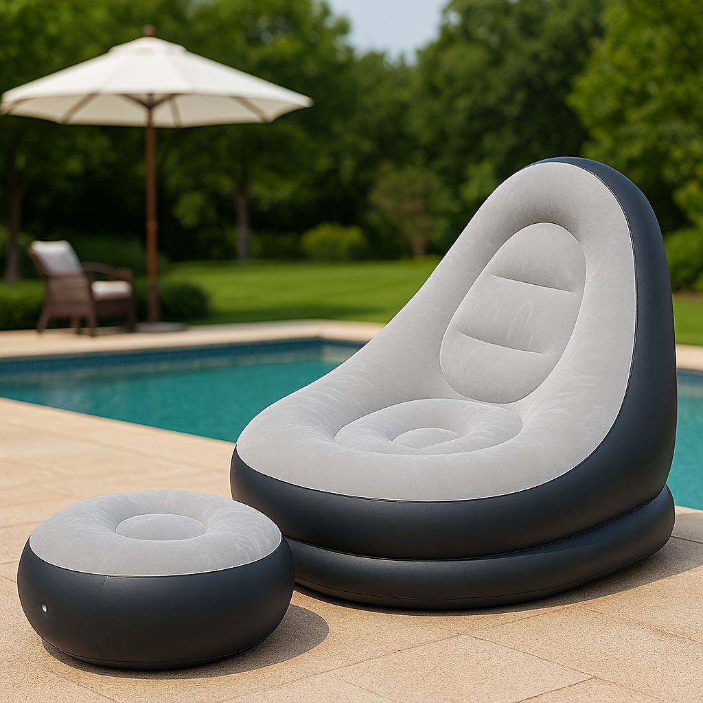เก้าอี้ปรับเอนลมพับได้ ใช้ได้ท - Outdoor Furniture Lounge Chair บทวิจารณ์และราคา